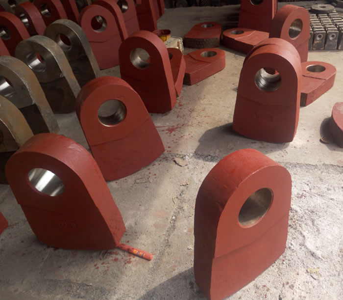 High manganese steel crusher hammer