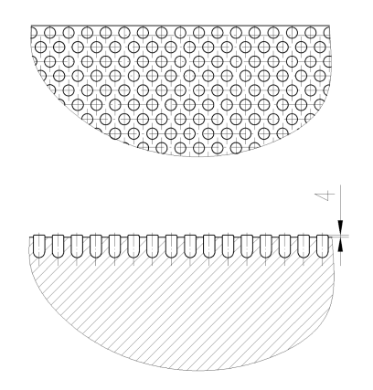 Roller press stud roller