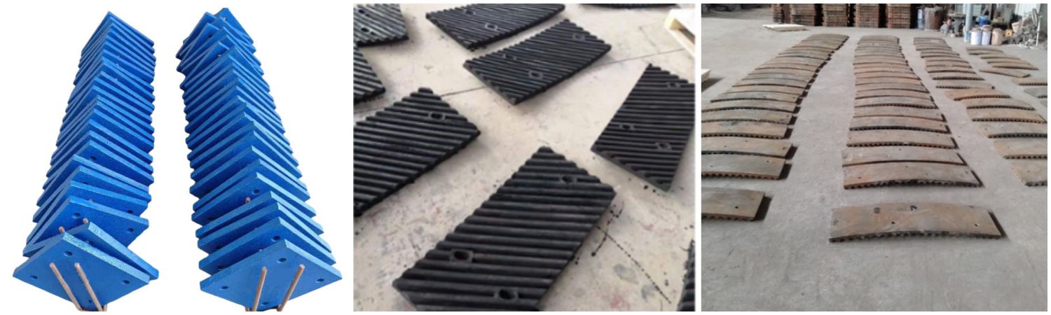 Revêtements de concasseurs